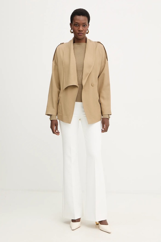 Παλτό από μείγμα μαλλιού Marciano by Guess ABBY μπεζ 6RGN13.7433A