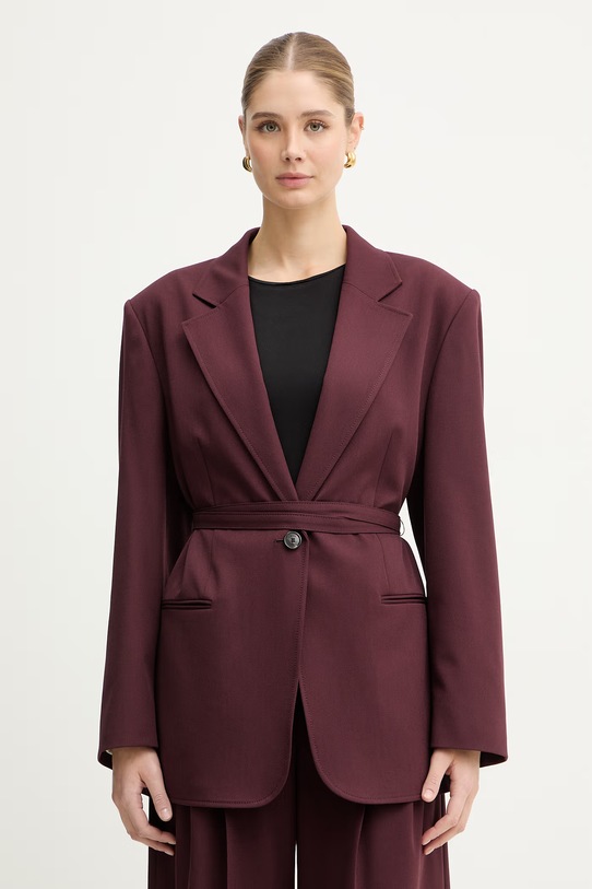 BOSS Orange marynarka C Jalara tkanina bordowy 50553592