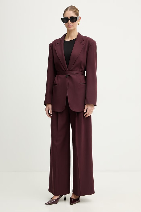 BOSS Orange marynarka C Jalara 50553592 bordowy SS26