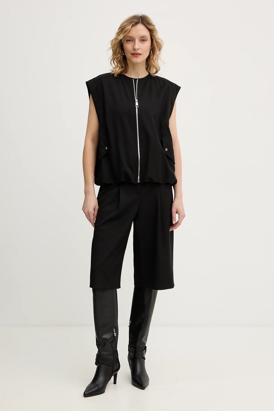 BOSS Orange bezrękawnik 50554857 czarny SS26