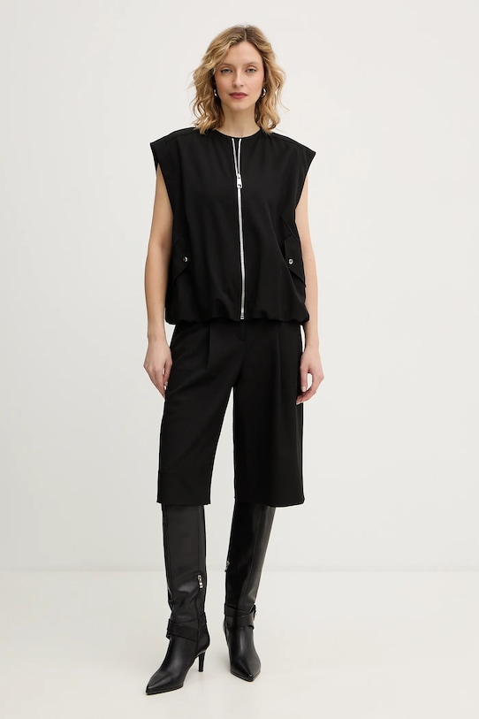 BOSS Orange bezrękawnik 50554857 czarny SS26