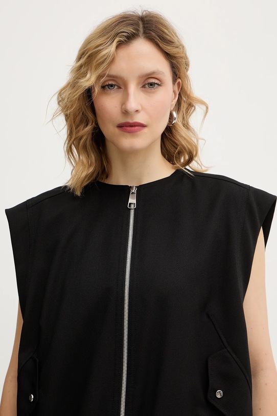 BOSS Orange bezrękawnik czarny 50554857