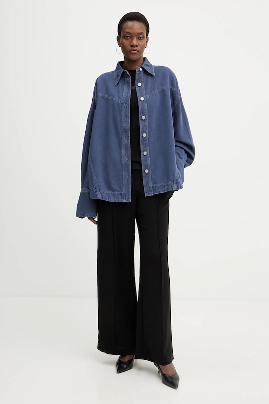 BOSS Orange koszula jeansowa C OVERSHIRT 1.0 50552520 granatowy SS26