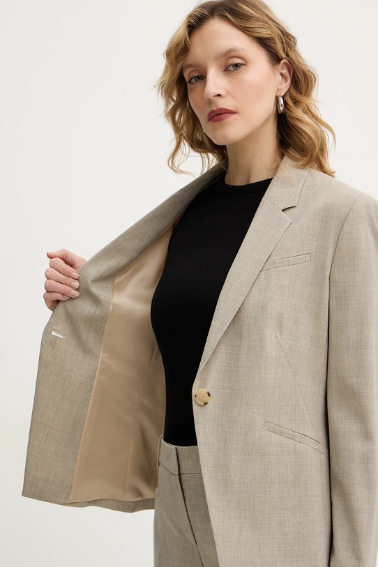 Шерстяной пиджак BOSS 50542010