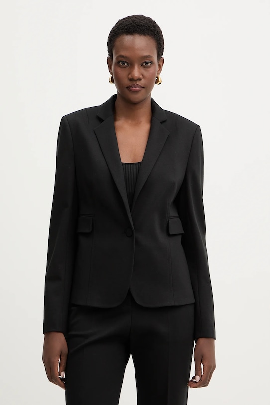 BOSS marynarka Jia14 tkanina czarny 50556336