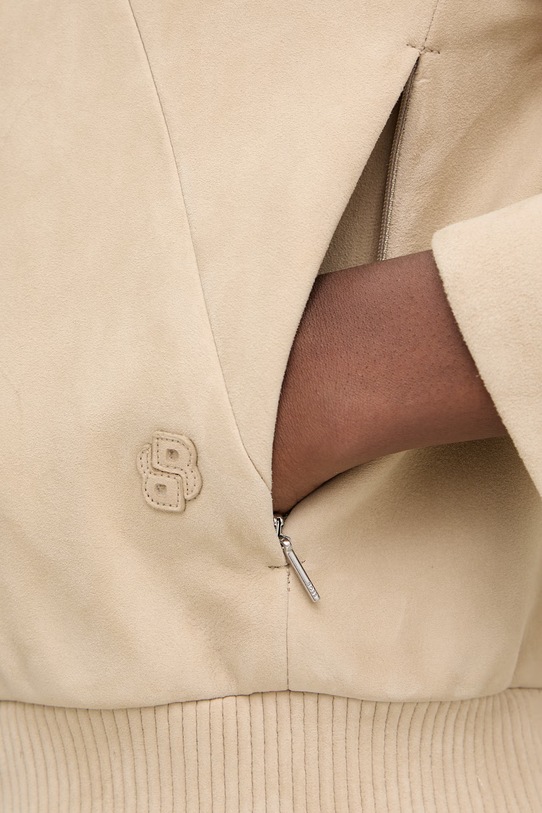 Semišová bunda BOSS Salene 50552203 béžová