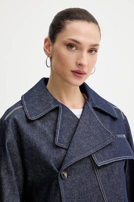 PS Paul Smith kurtka jeansowa granatowy W2R.409J.V31416