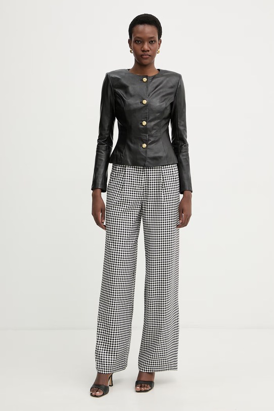 Marciano by Guess коротка куртка жіноча шкіряна CARA G6GL02.L0083 чорний SS26