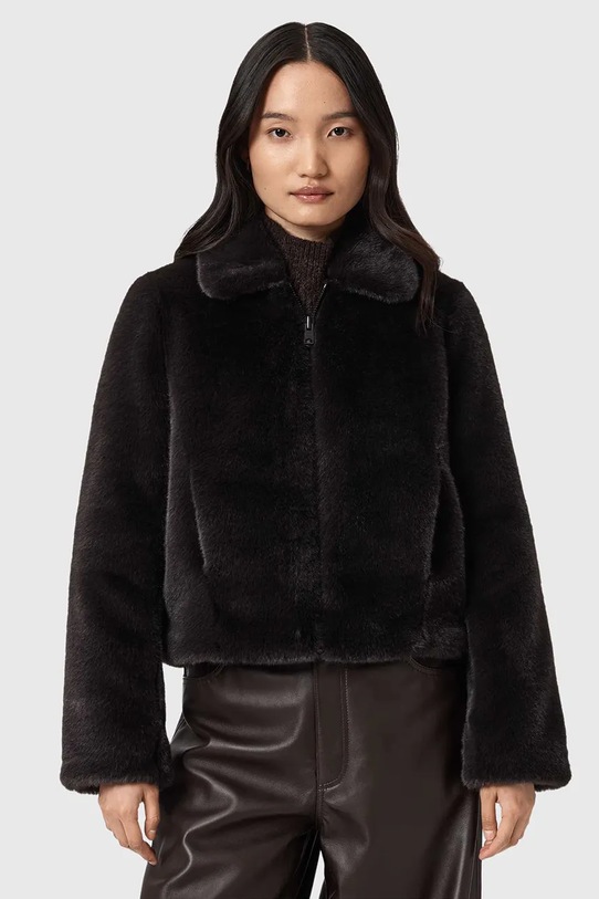 AllSaints kurtka bez kaptura brązowy W080OD