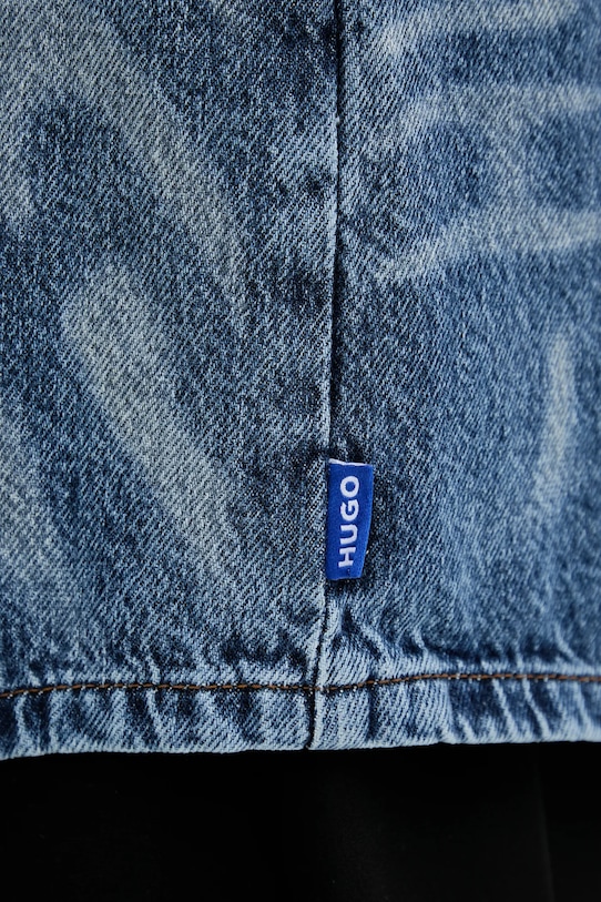 Джинсовая рубашка Hugo Blue Garesa_4_B 50553558 голубой