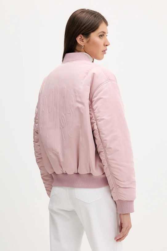Ρούχα Μπουφάν bomber Hugo Blue 50550702 ροζ