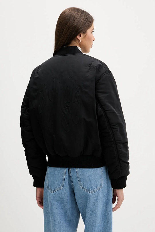 Ρούχα Μπουφάν bomber Hugo Blue 50550702 μαύρο