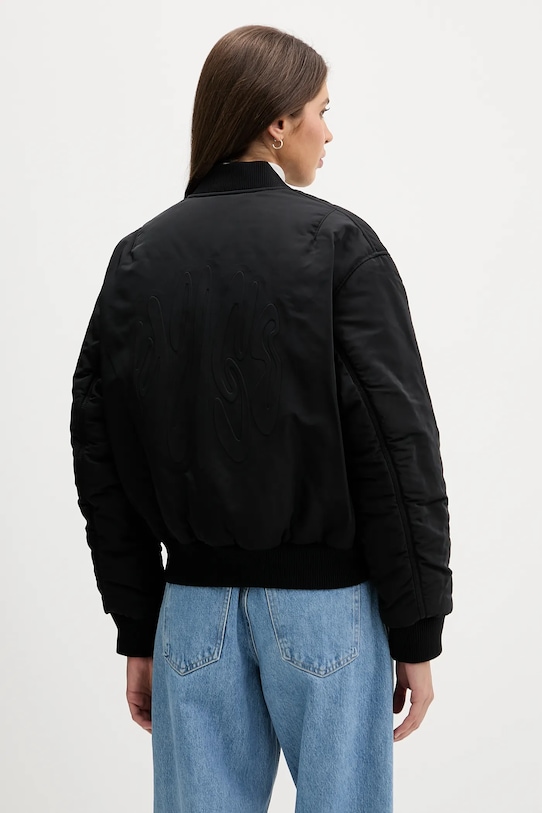 Ρούχα Μπουφάν bomber Hugo Blue 50550702 μαύρο