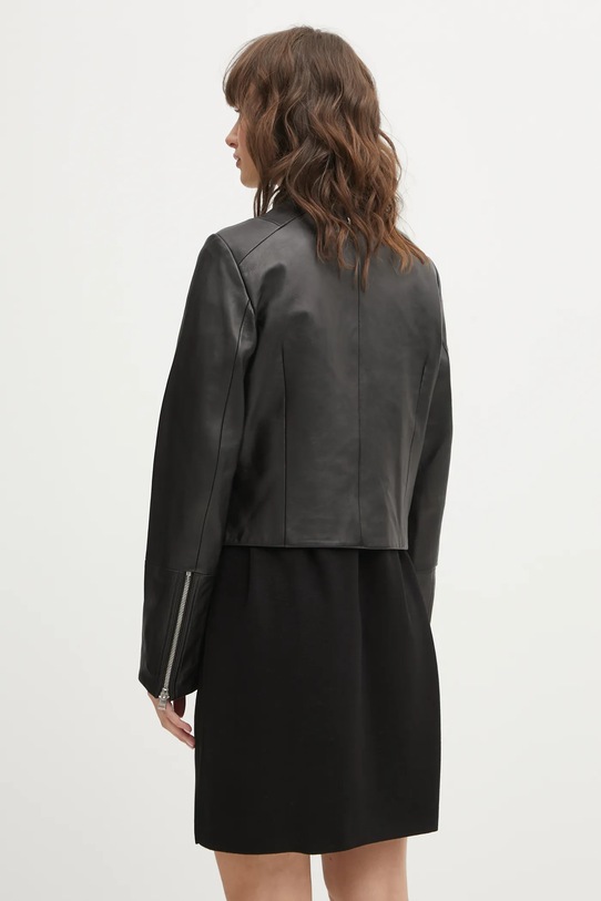 Ρούχα Δερμάτινο μπουφάν HUGO Lasari 50555743 μαύρο