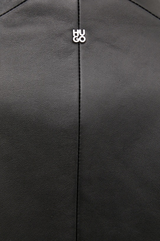 Δερμάτινο μπουφάν HUGO Lasari 50555743 μαύρο