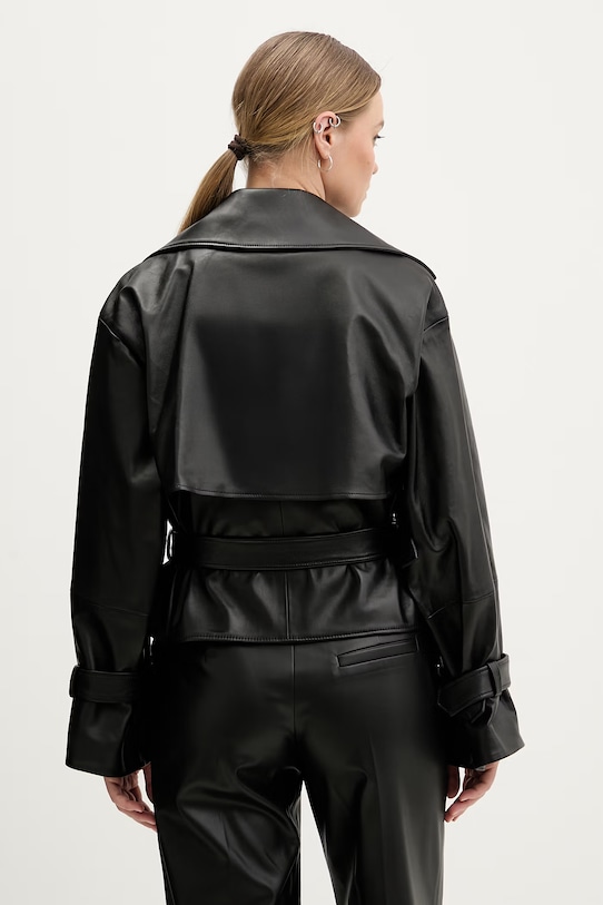 Oblečenie Kožená bunda HUGO Lanitte 50560068 čierna