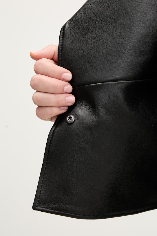 Kožená bunda HUGO Lanitte 50560068