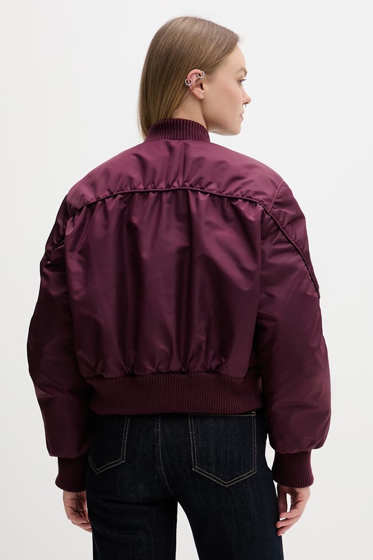 Odzież HUGO krótka kurtka damska Ferida-2 50550687 bordowy