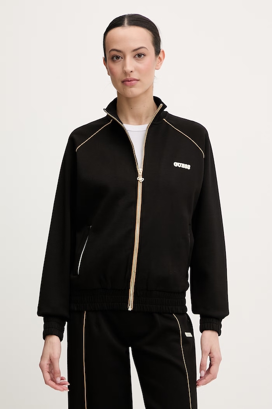 Кофта Guess GEORGIA с эластаном чёрный V6RQ00.KD852