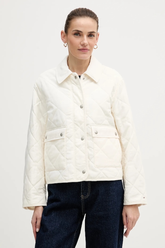 Tommy Hilfiger kurtka bez kaptura beżowy WW0WW47998