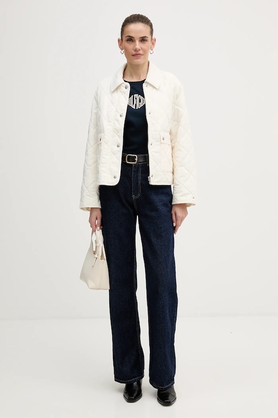 Tommy Hilfiger kurtka WW0WW47998 beżowy SS26