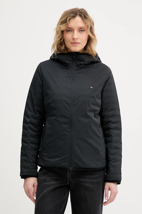 Tommy Hilfiger kurtka puchowa dwustronna WW0WW47754 czarny SS26
