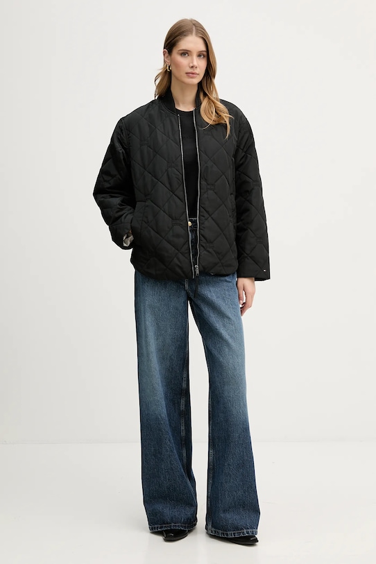 Μπουφάν Tommy Hilfiger WW0WW48691 μαύρο SS26