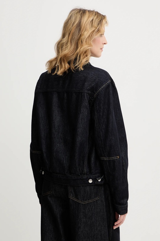 Ρούχα Τζιν μπουφάν Tommy Hilfiger WW0WW49523 σκούρο μπλε