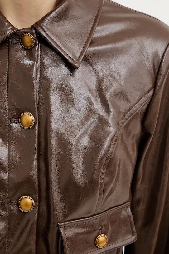 Guess kurtka BLANDINE W6RL21.WJ620 brązowy