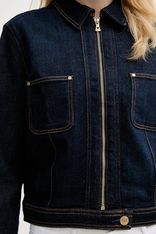 Τζιν μπουφάν Guess AMELIE W6RN76.D6881 σκούρο μπλε