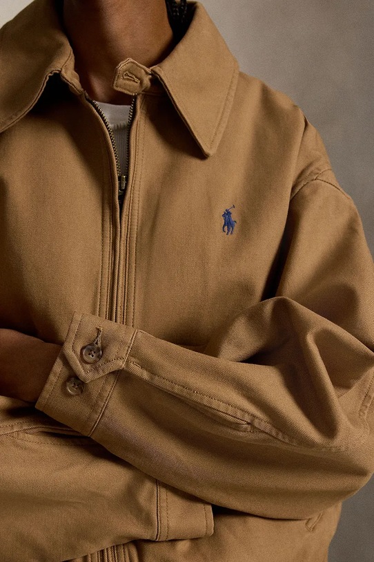 Odzież Polo Ralph Lauren kurtka bomber 211A96311 beżowy