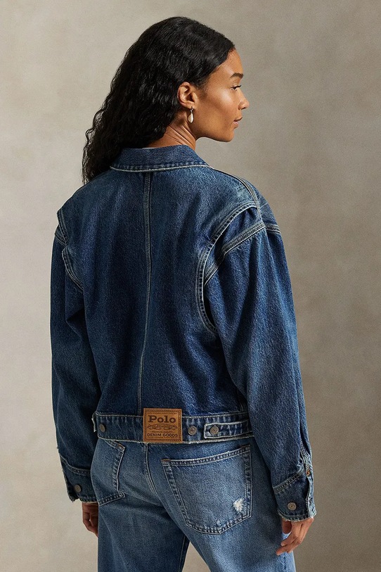 Polo Ralph Lauren kurtka jeansowa 211A93907 niebieski SS26