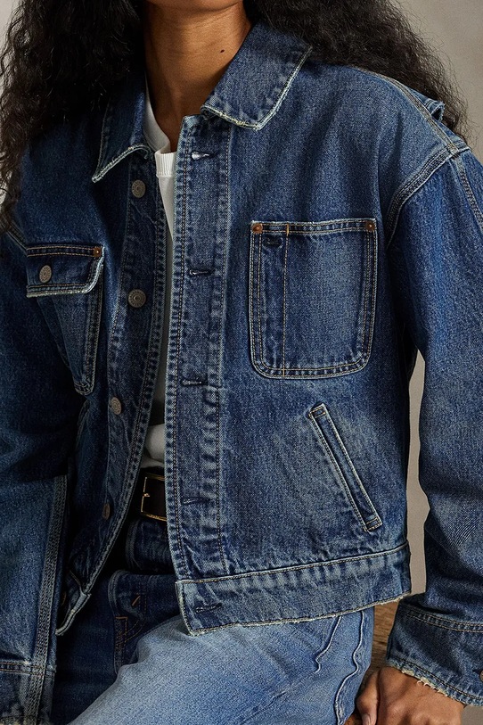 Polo Ralph Lauren kurtka jeansowa niebieski 211A93907