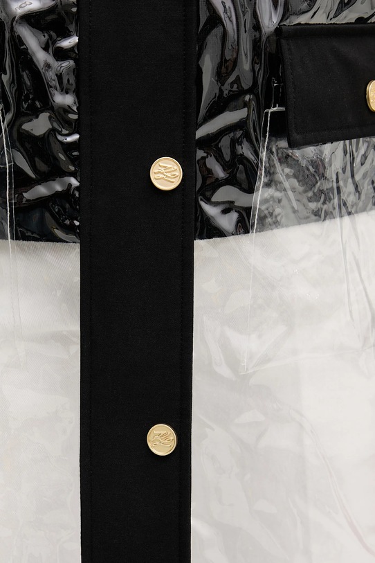 Jakna Karl Lagerfeld CLEAR FASHION B1W15039 transparentna
