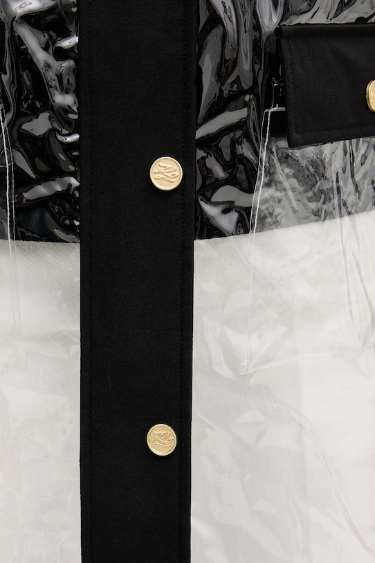 Jakna Karl Lagerfeld CLEAR FASHION B1W15039 transparentna