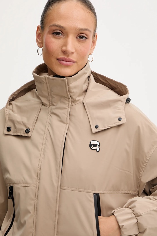 Karl Lagerfeld kurtka IKON beżowy LWEMP606