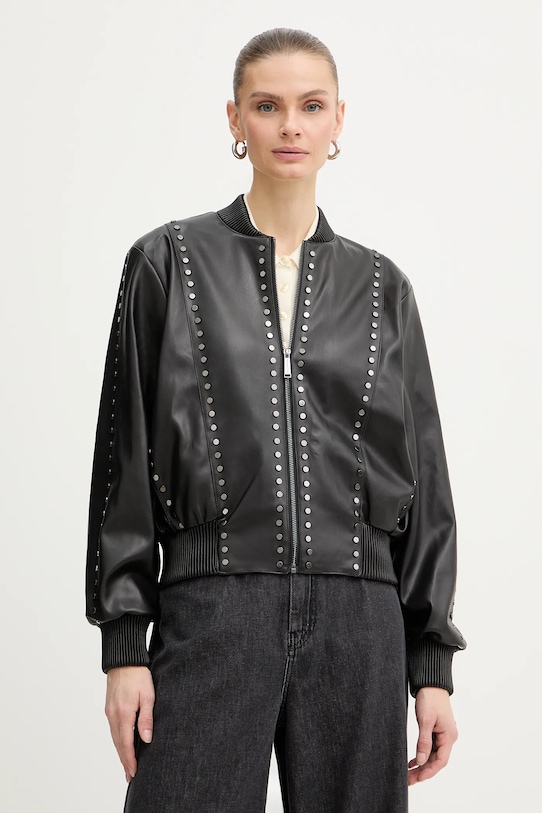 Karl Lagerfeld kurtka bomber nieocieplane czarny B1W14036