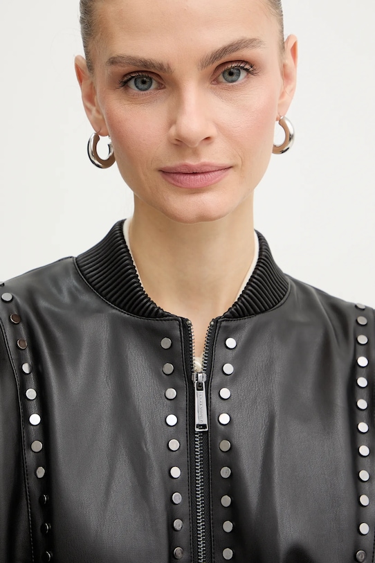 Karl Lagerfeld kurtka bomber czarny B1W14036