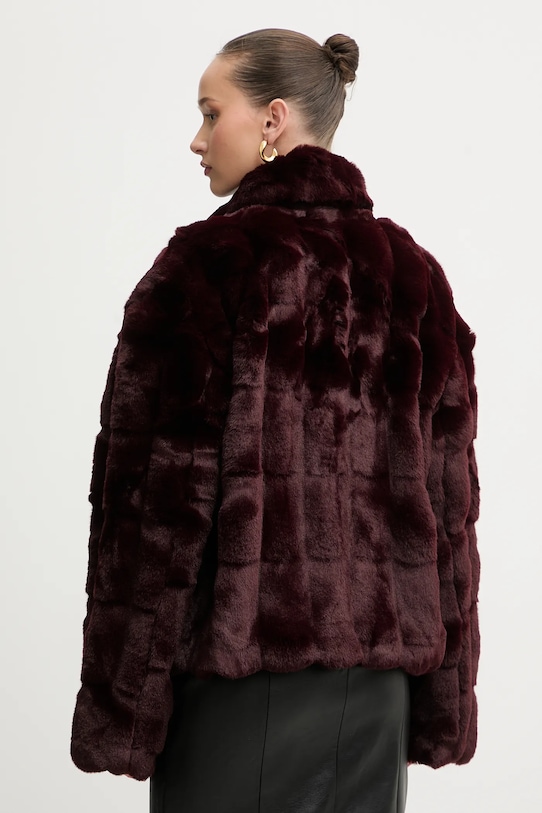 Odzież Bardot płaszcz 59474JB4 bordowy