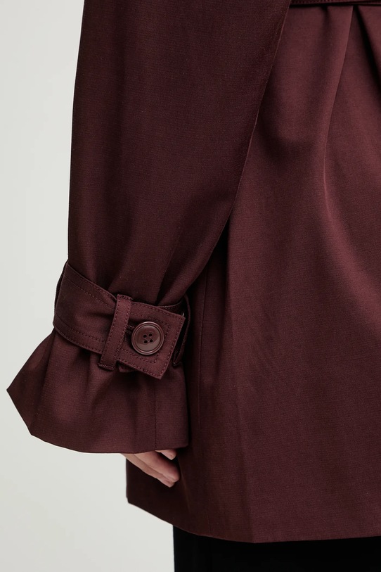 Bardot trencz 60242JB bordowy