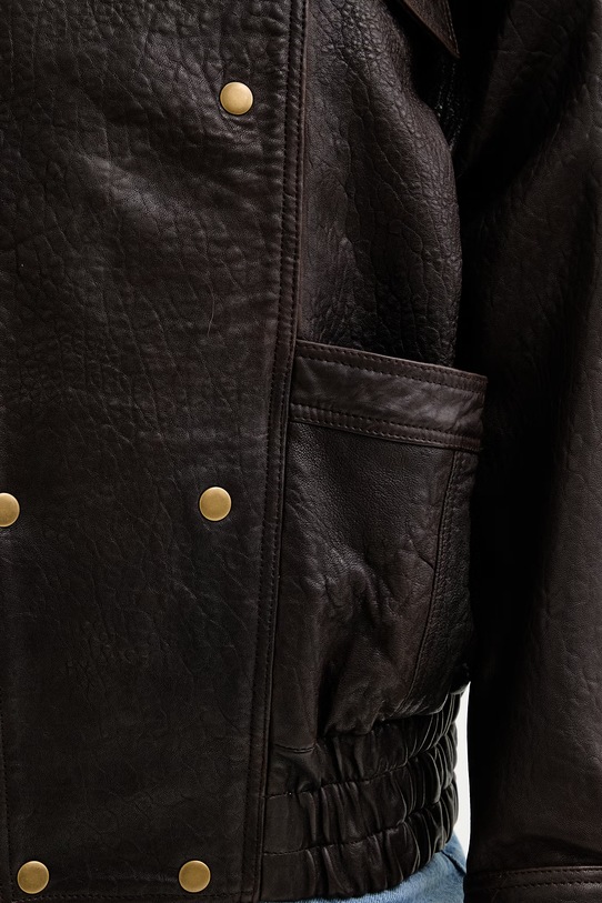 Bardot kurtka skórzana 60245JB brązowy