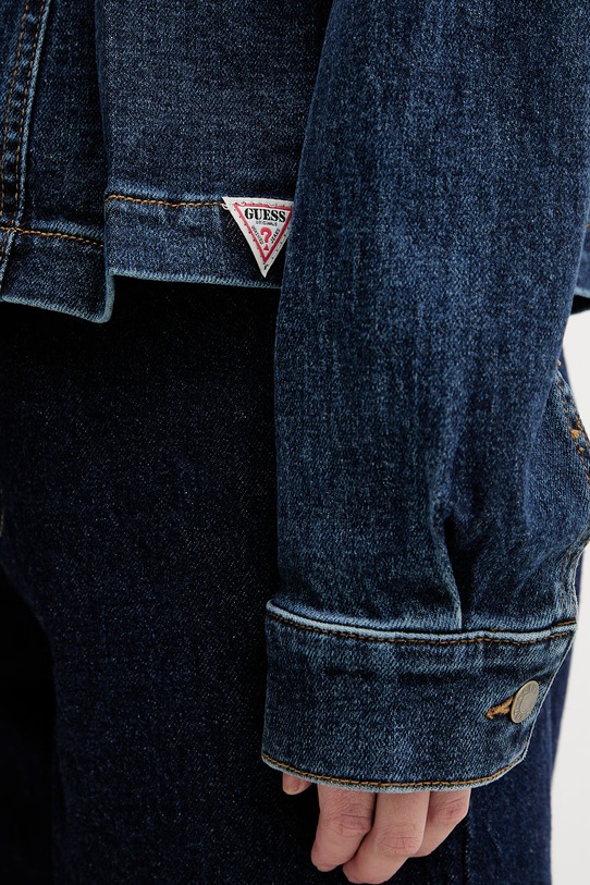 Guess Originals kurtka jeansowa W6RN59.D4ONB granatowy