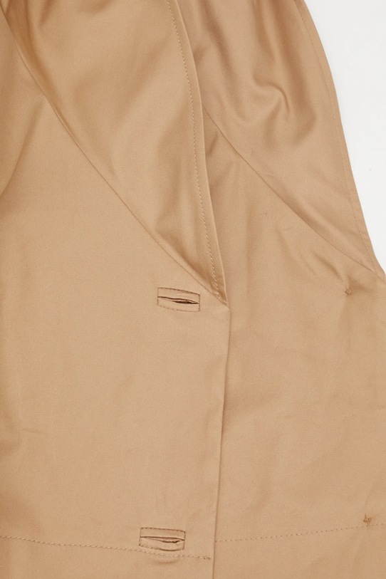 GANNI kurtka bawełniana W0220 beżowy
