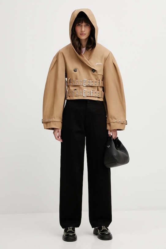 GANNI kurtka bawełniana W0220