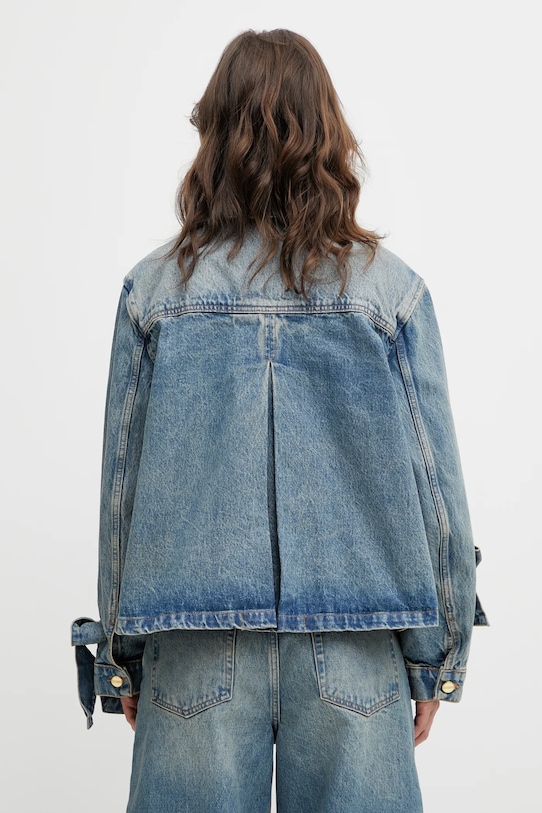 Odzież GANNI kurtka jeansowa A1010057 niebieski