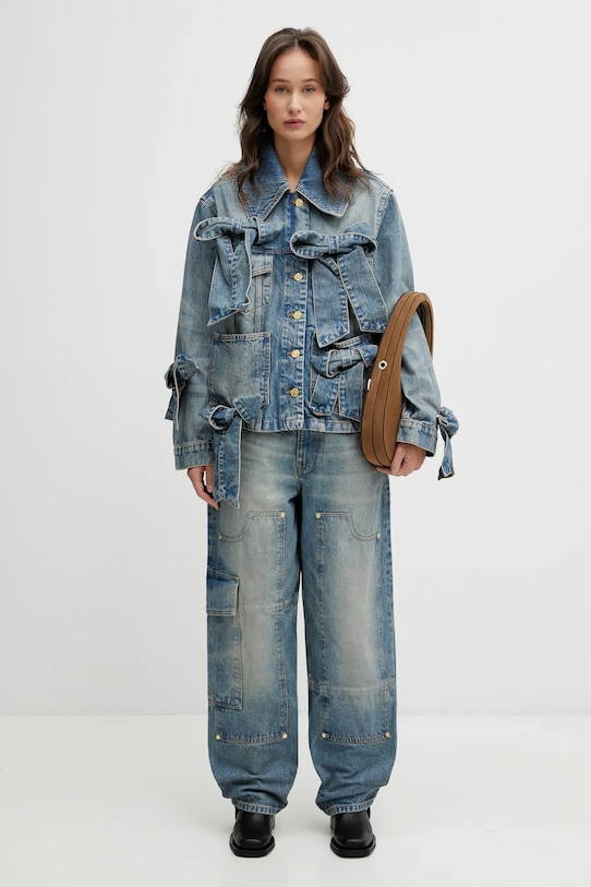 GANNI kurtka jeansowa A1010057