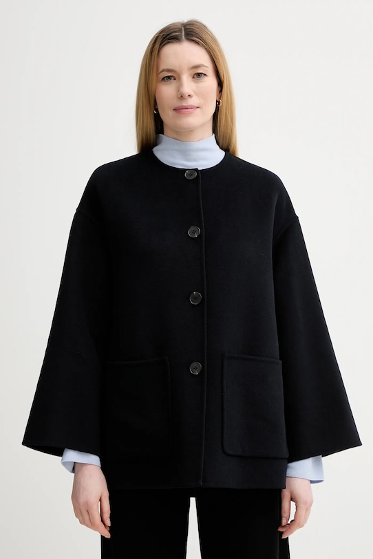 Παλτό με προσθήκη μαλλιού Marc O'Polo σκούρο μπλε 600005170013