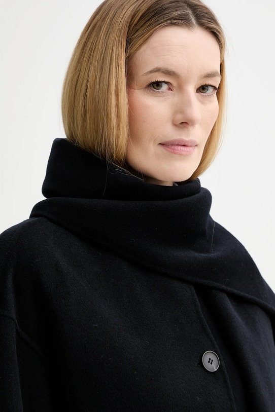 Παλτό με προσθήκη μαλλιού Marc O'Polo 600005170013 σκούρο μπλε