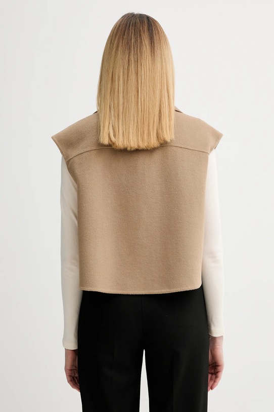 Odzież Marc O'Polo bezrękawnik z dodatkiem wełny 600005172013 beżowy