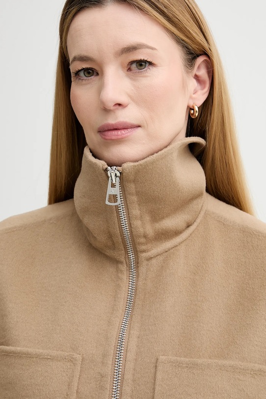 Marc O'Polo bezrękawnik z dodatkiem wełny beżowy 600005172013